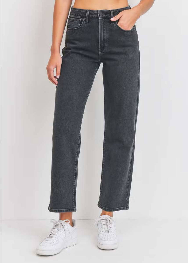 The Broadway Relaxed Straight Jean - Black
