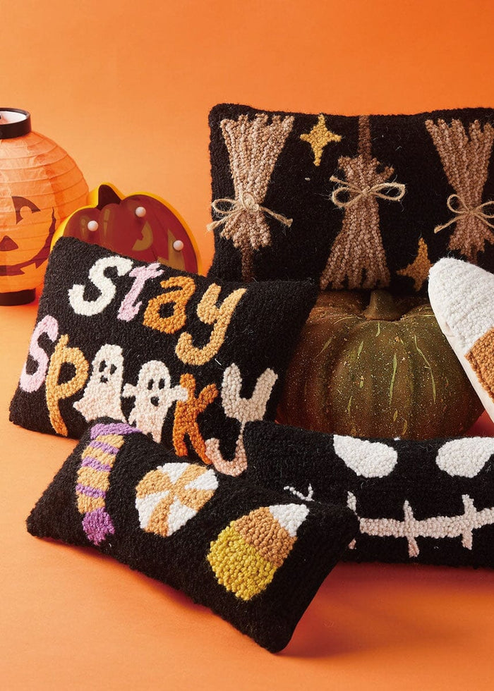 Halloween Candies Trio Hook Pillow