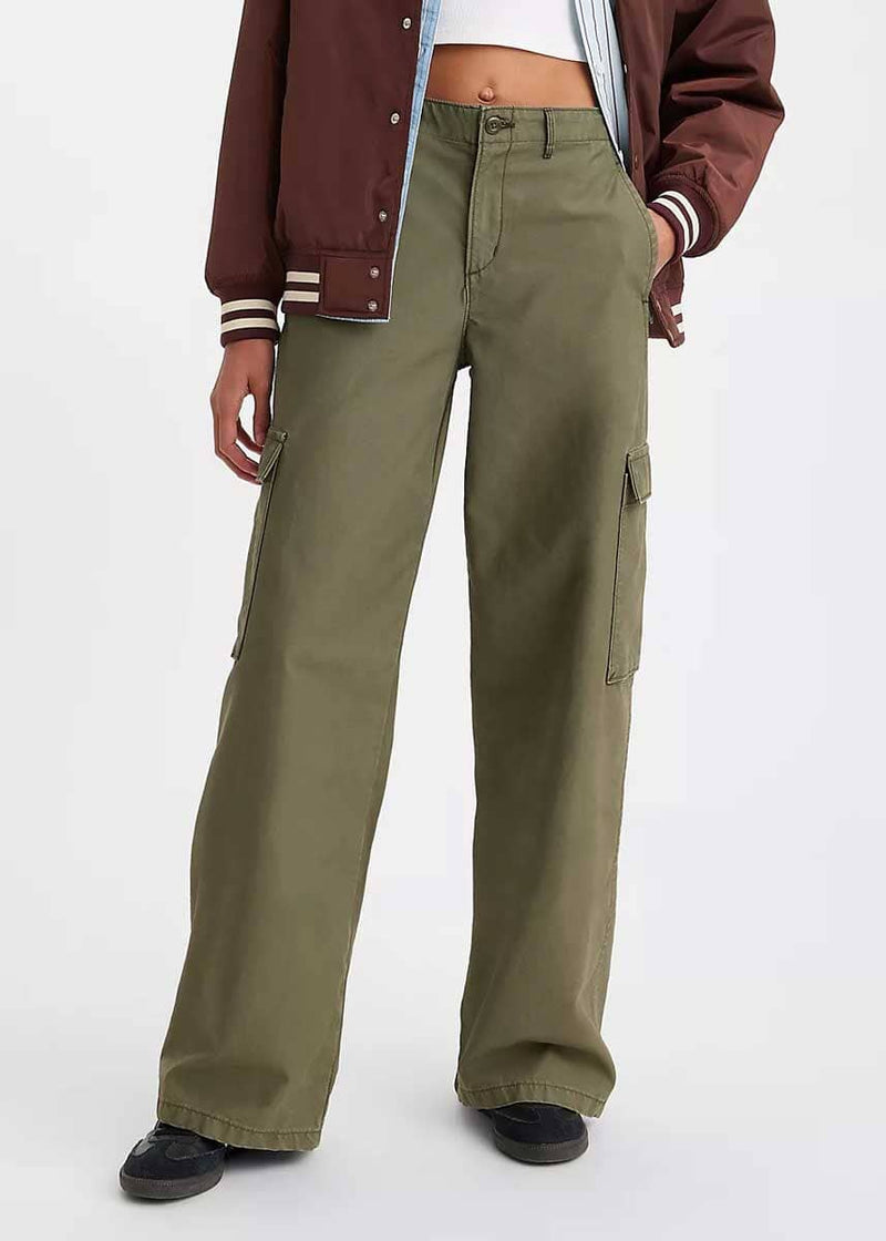 Dad Utility Pants - Red
