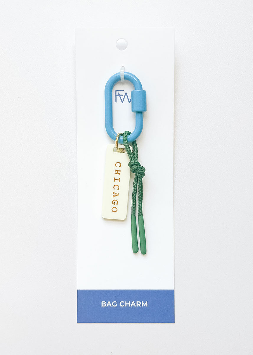Chicago Tri-Color Bag Charm – Alice & Wonder