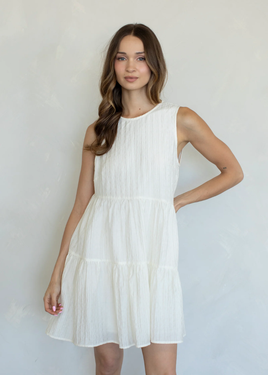 black dress with feather bottom Alisanne Feather Trim Mini Dress