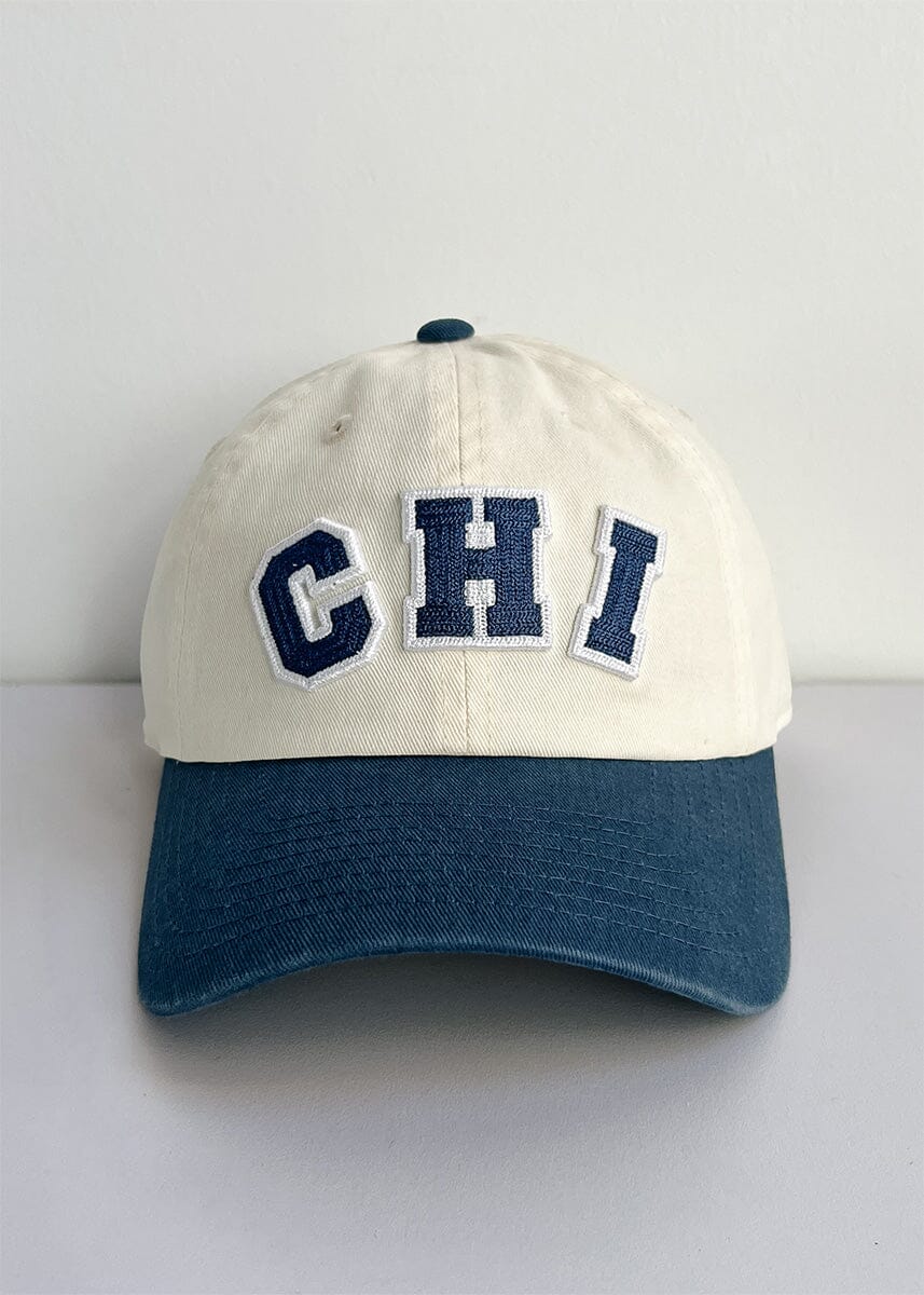 Chi 2-Tone Baseball Cap - Breaker Blue – Alice & Wonder display picture 2