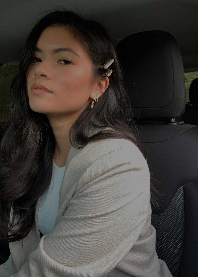 Pearl & Gem Hair Clip 4Piece Set Constellation Alice & Wonder