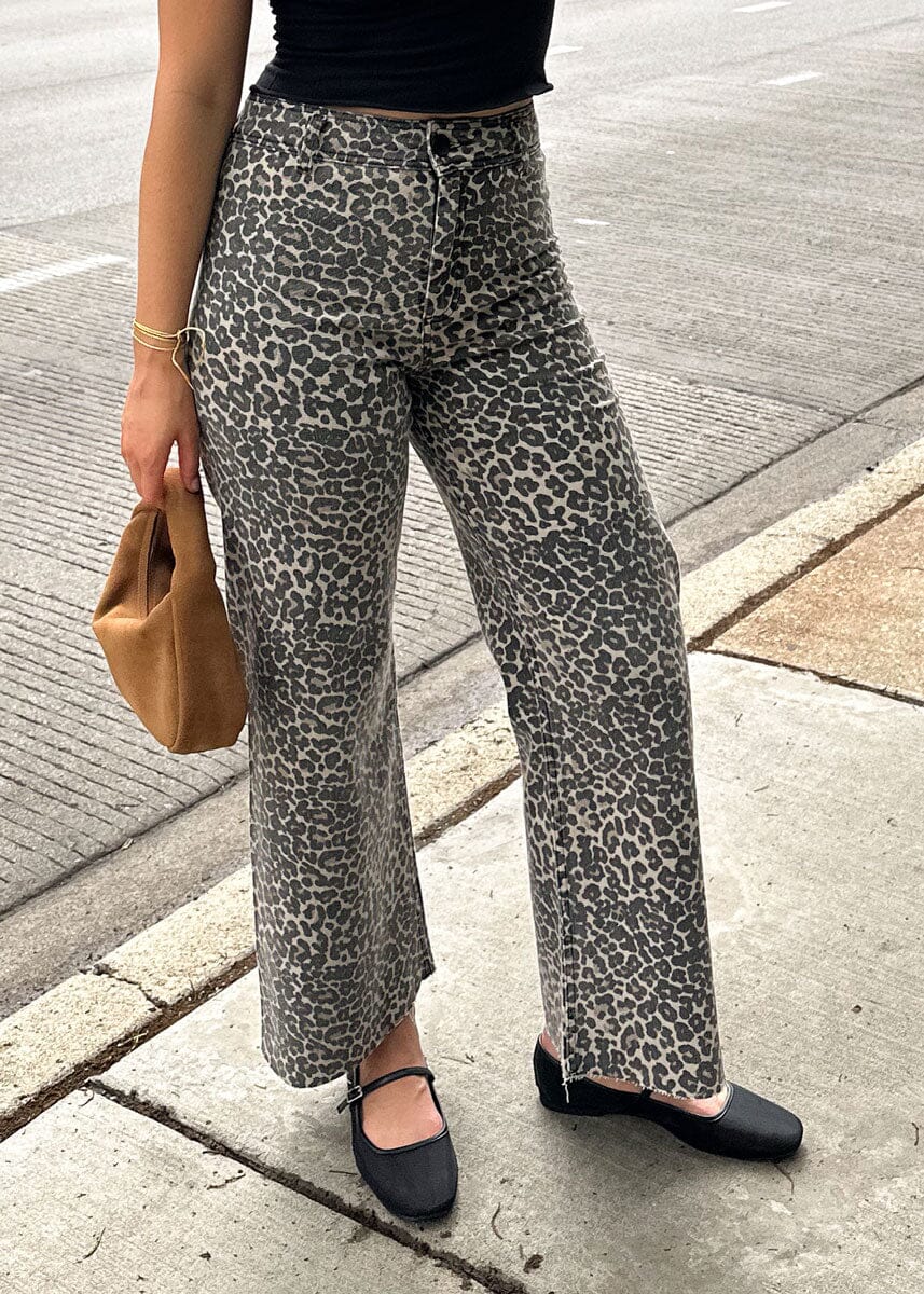 ビーデン BEEDEN LEOPARD PANTS sサイズ Bernadette Leopard Print Pants – Alice & Wonder