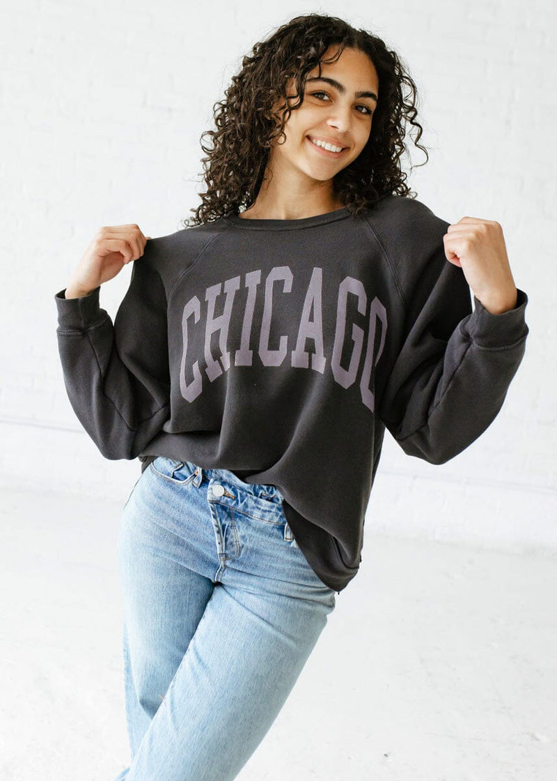 Chicago Vintage - Classic Wonder Black & Crew Alice – Sweatshirt