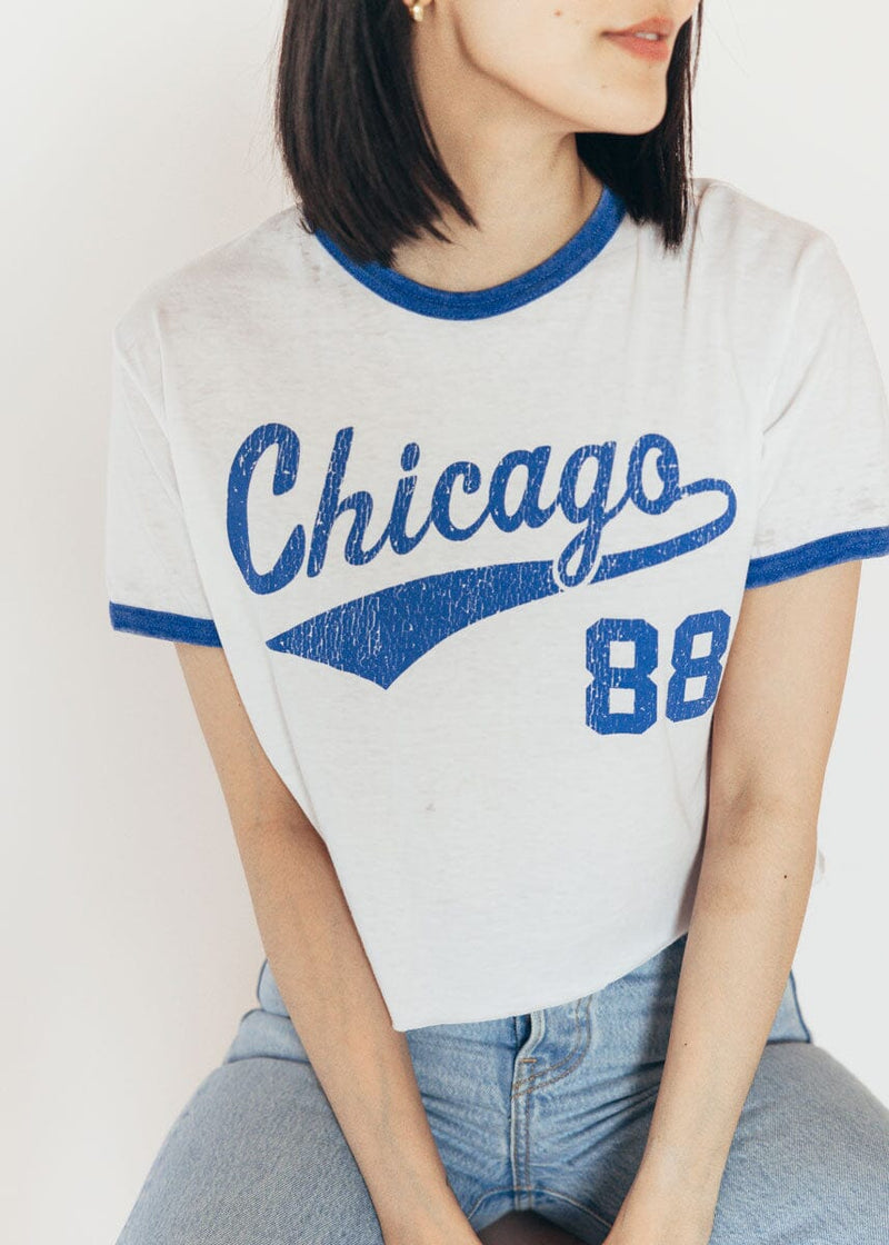 Chicago 88 Baseball Ringer Tee - Royal Blue – Alice & Wonder