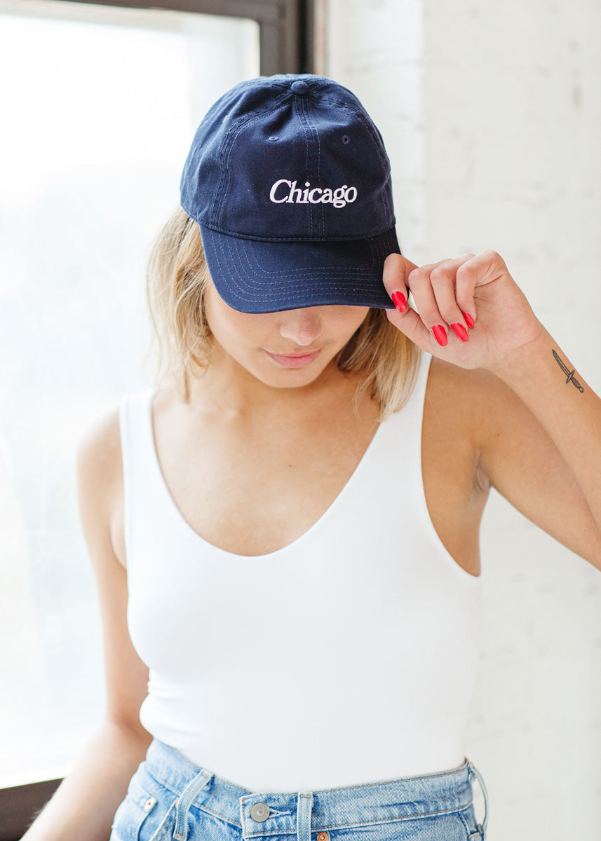 Chicago Dad Hat - Navy