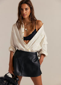 Paradise Found Vegan Skort - Black