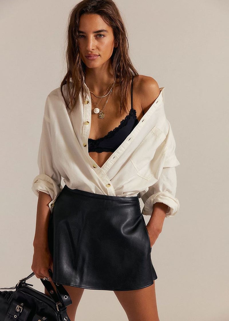 Paradise Found Vegan Skort - Black