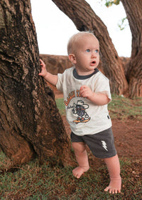 Raisin' Trouble Tee - Natural