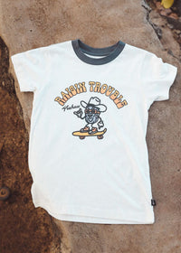 Raisin' Trouble Tee - Natural