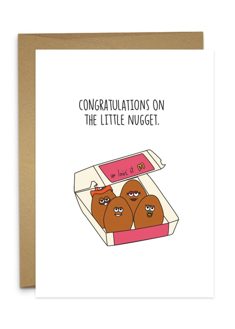 Congrats Nugget Greeting Card