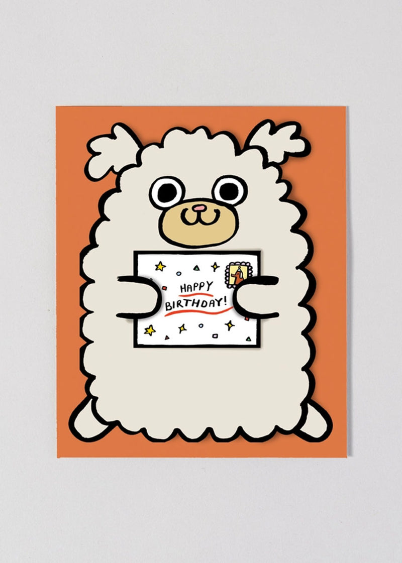 Dog & Mini Card Birthday Card