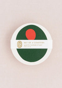 Pimento Olive Coasters - Set of 4