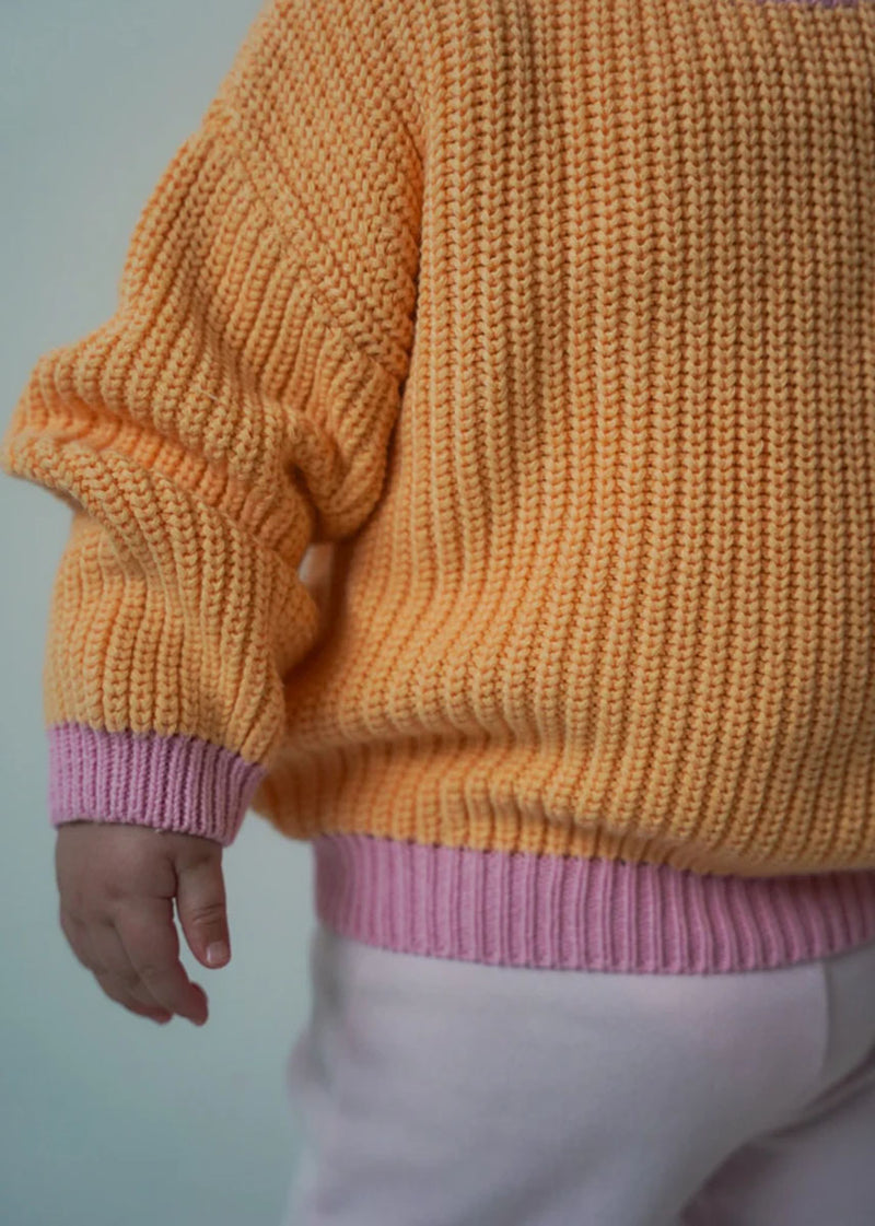 Cosy Knit Sweater - Sorbet