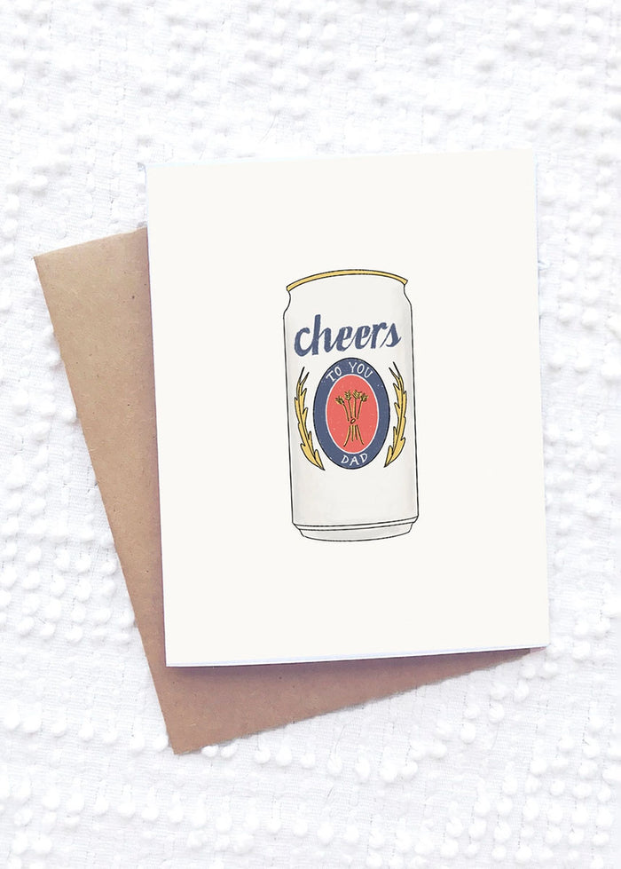 Cheers To You Dad Father's Day Card