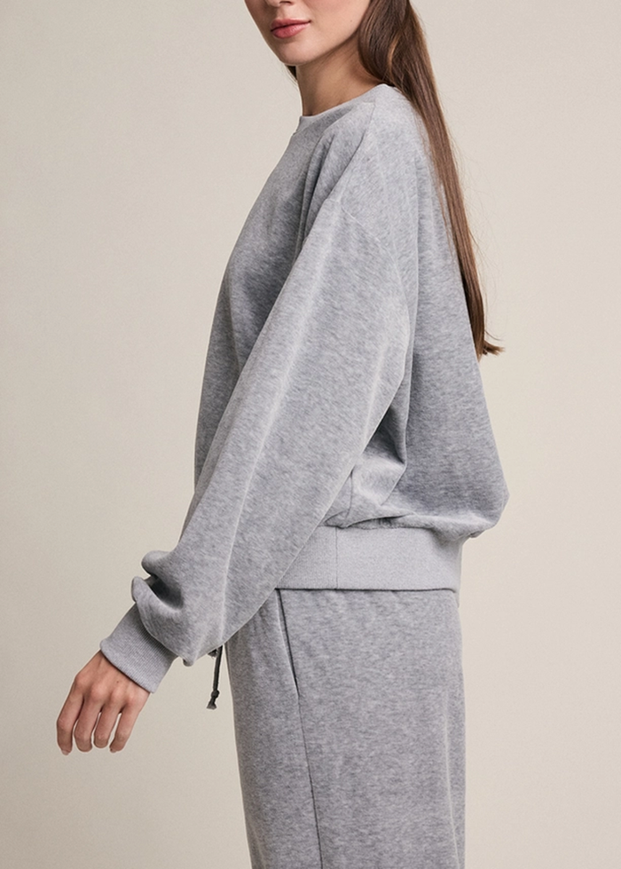 Everyday Velvet Pants - Grey