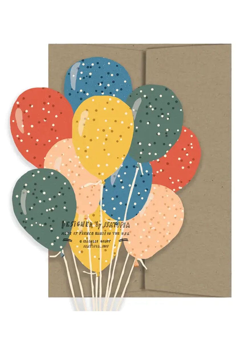 Party Balloons Card