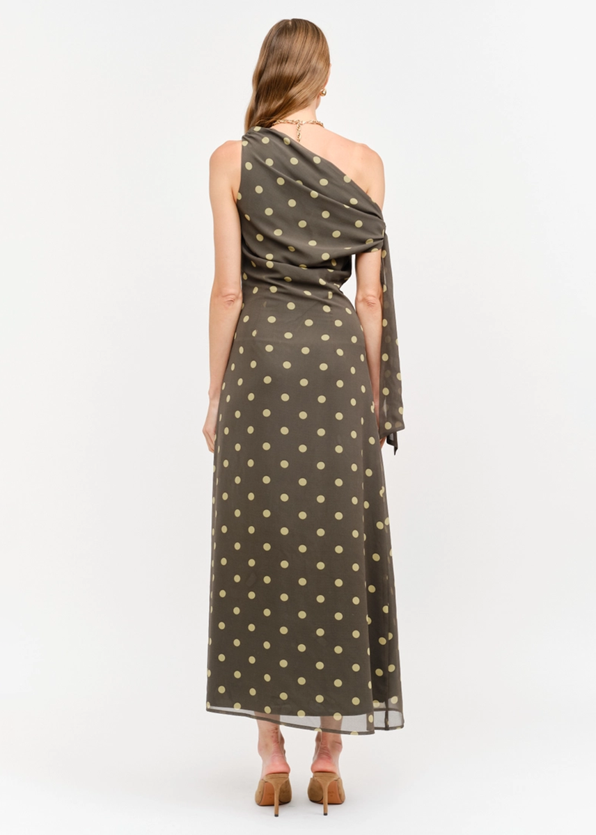 Remie Off The Shoulder Dress - Olive