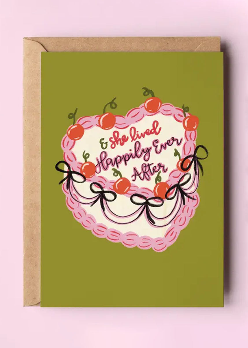 And She Lived Happily Ever After Greeting Card