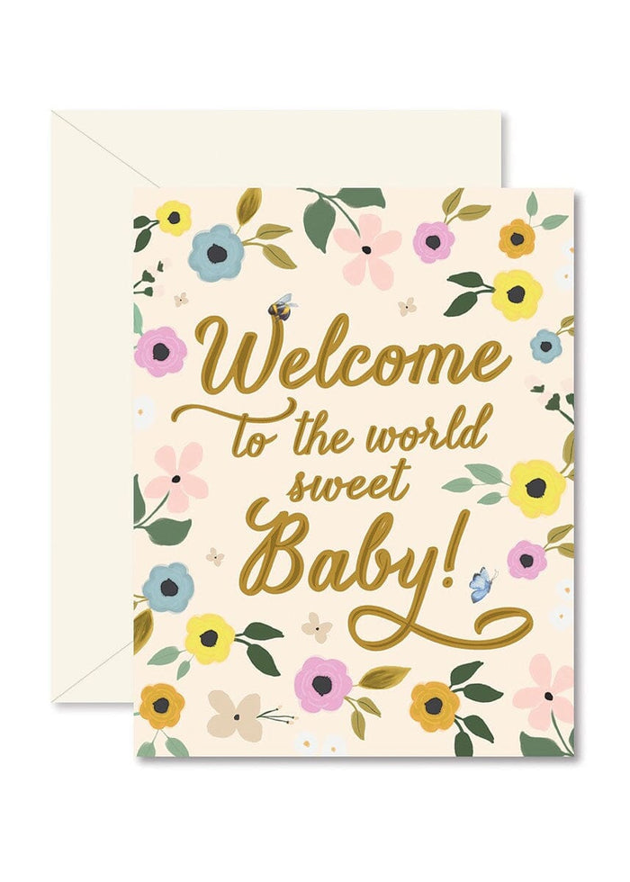 Welcome Sweet Baby Card