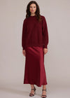 Katianna Maxi Skirt - Maroon