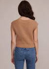 Oaklyn Cropped Vest - Camel