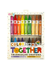 Color Together Triangular Crayons - Set of 18
