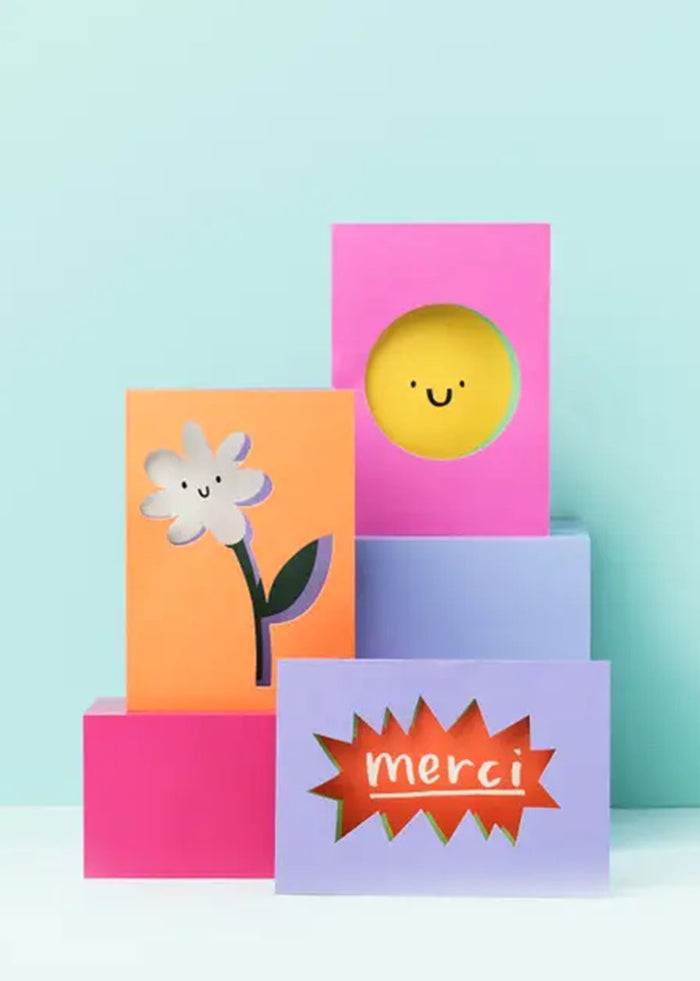 Merci Die-Cut Thank You Card