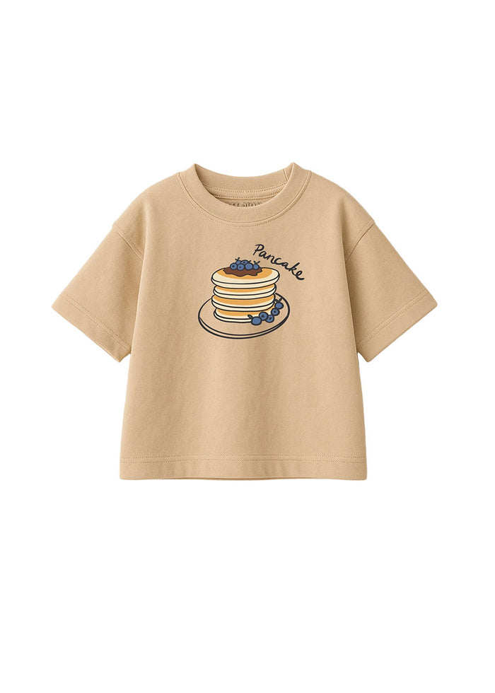 Pancake Stack Tee - Cream