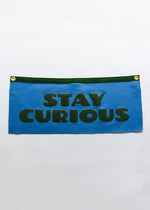 Stay Curious Camp Flag
