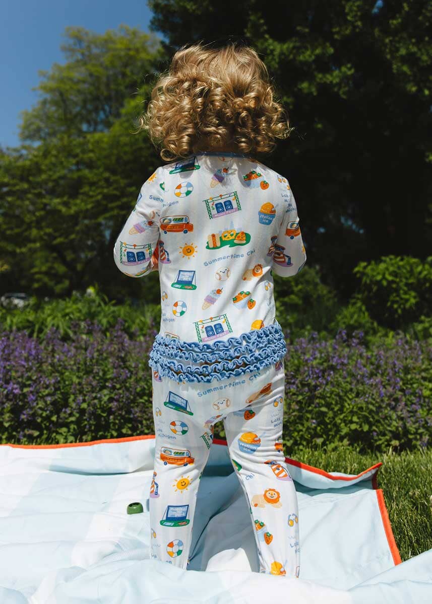 Summertime Chi Ruffle Footie