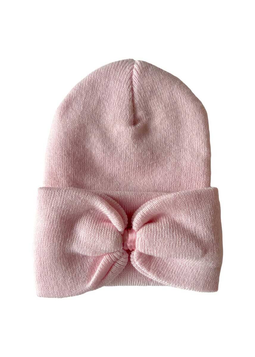 Baby's First Hat - Petal Pink Bow