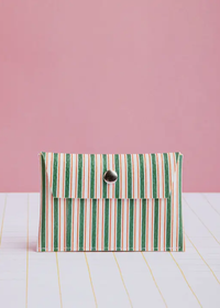 Green Stripes Wallet