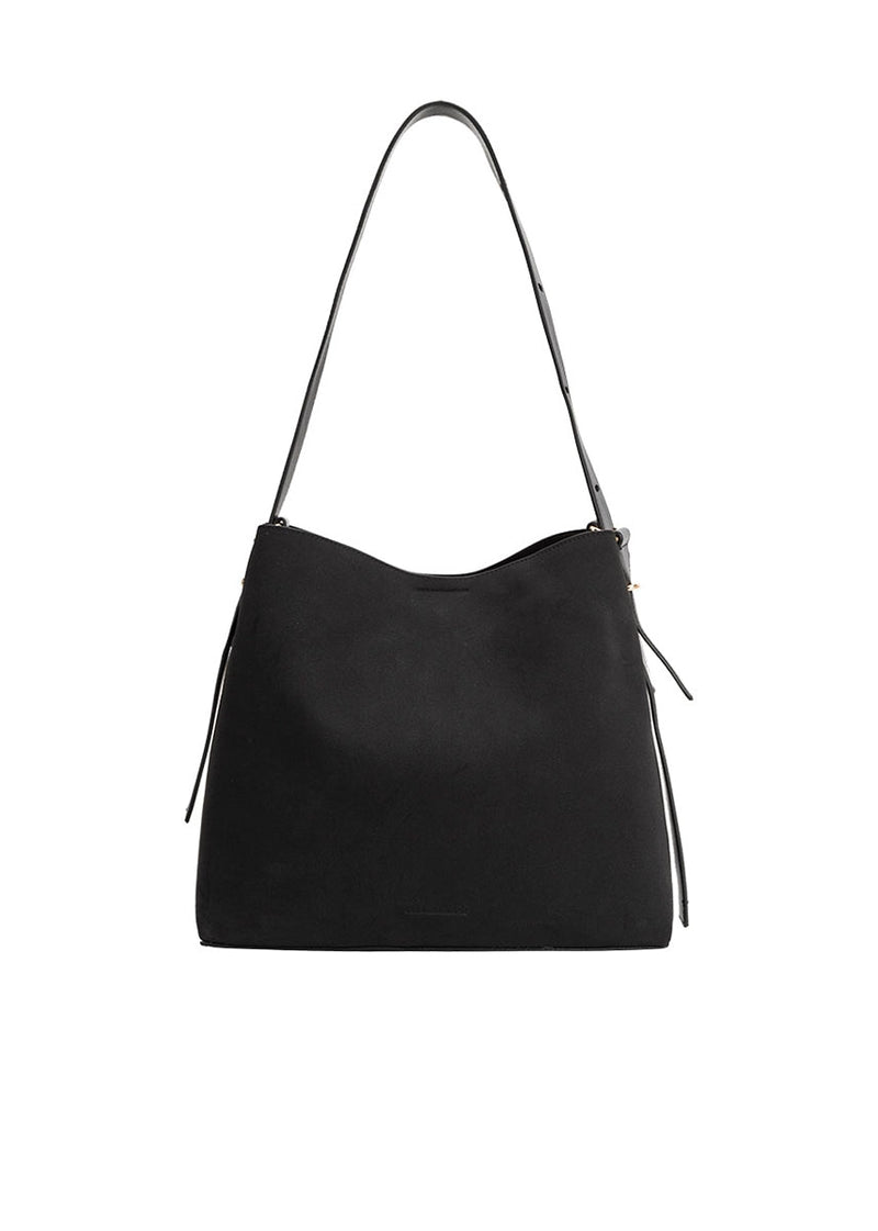 Stormie Vegan Tote - Black