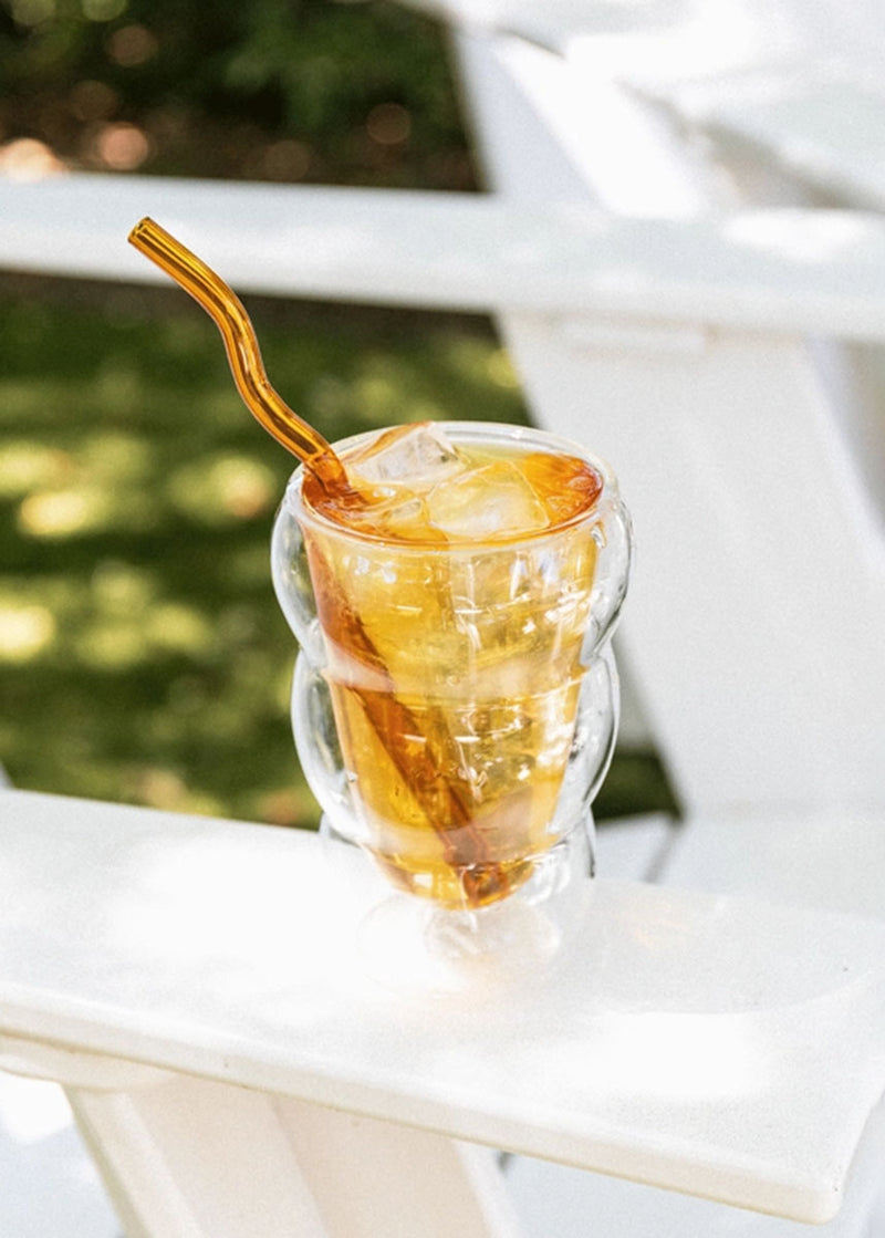 Glass Cloud Cup - Amber