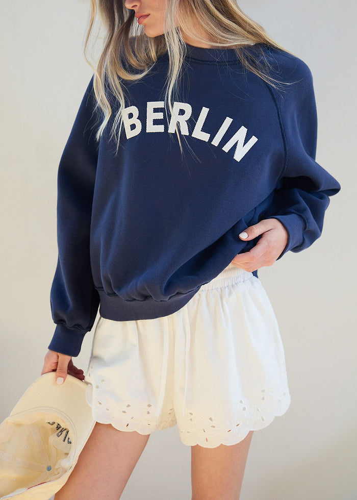 Celia Scallop Eyelet Shorts - White