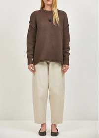 West Crewneck Sweater - Chocolate