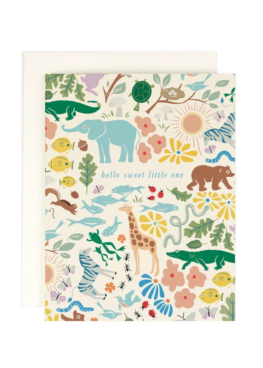 Sweet Little One Baby Card