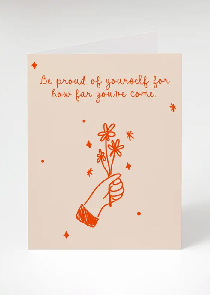 Be Proud Of Yourself Card