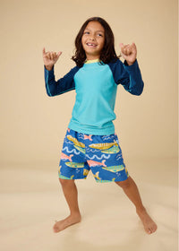 Mid-Length Swim Trunks - Sardinas Del Mar