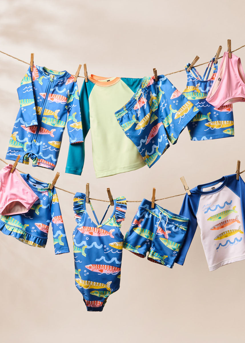 Rash Guard Baby Swimsuit - Sardinas Del Mar