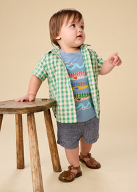 Sardinas Del Sur Graphic Tee - Blue Tide