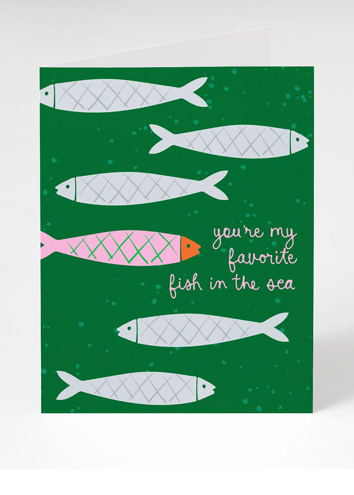 Favorite Fish In The Sea Love Card