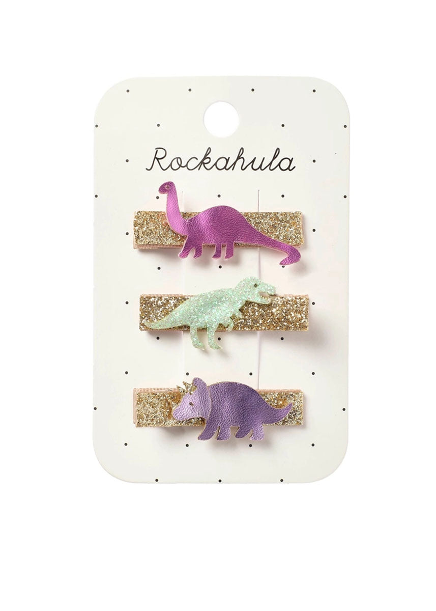 Shimmer Dinosaur Bar Clips