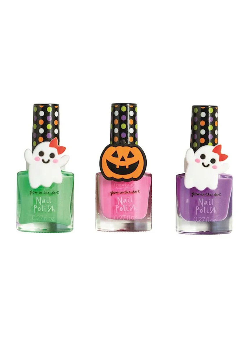 Halloween Glow Nail Polish & Ring Set