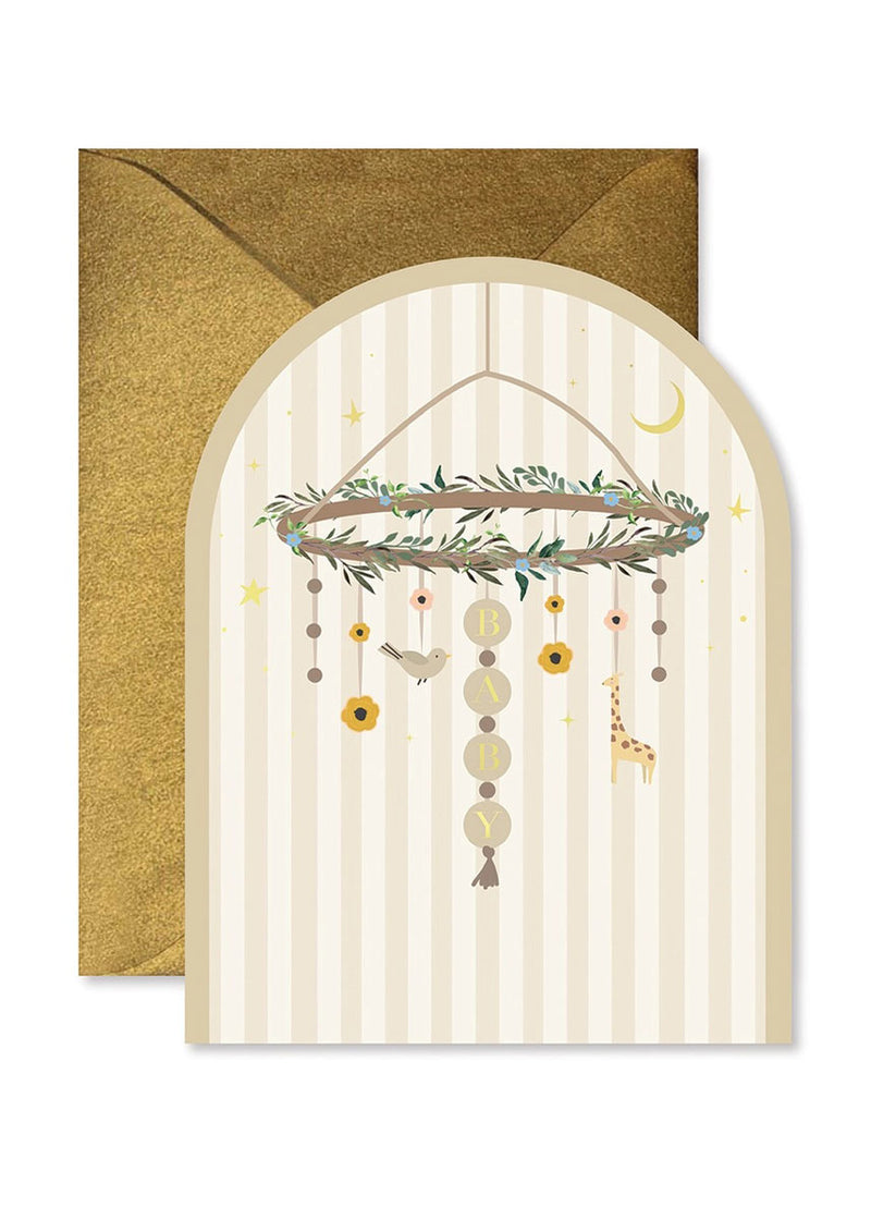 Baby Mobile Arch Card