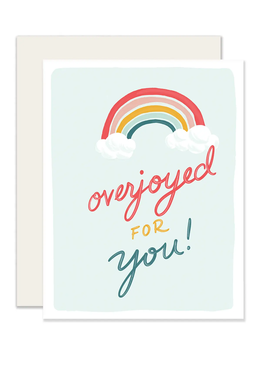 Overjoyed For You Baby Card