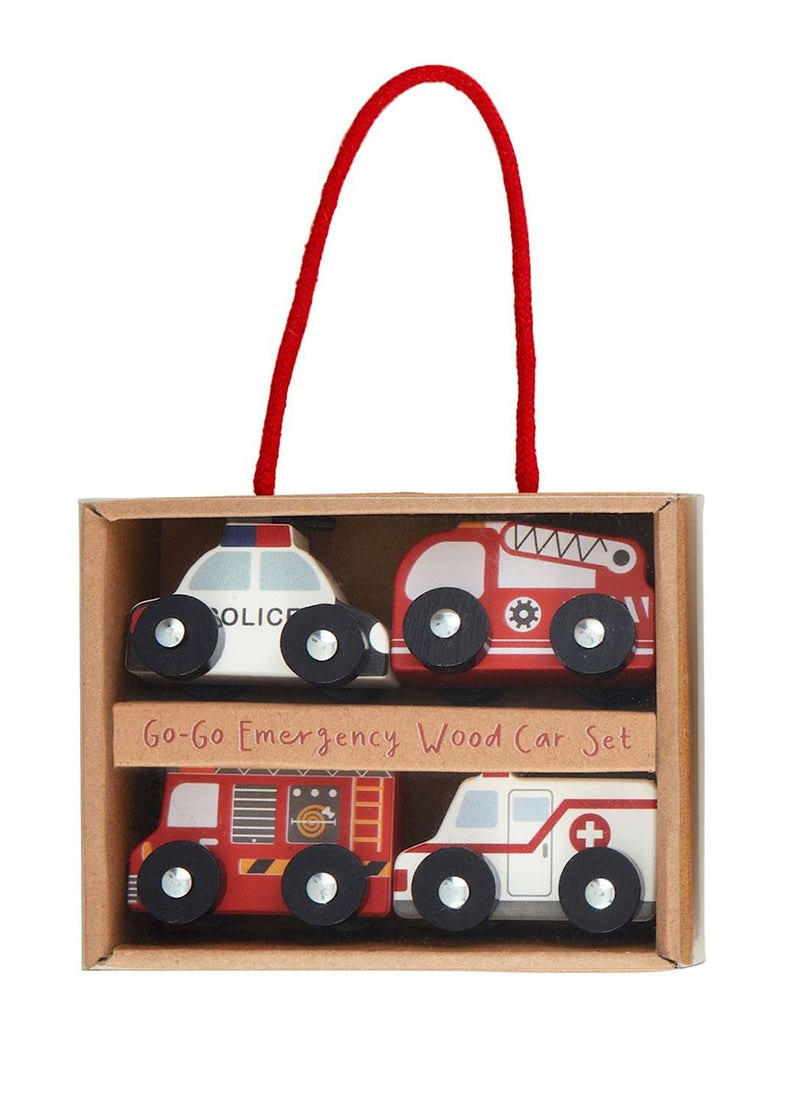 Go-Go Emergency Vehicle Wood Set