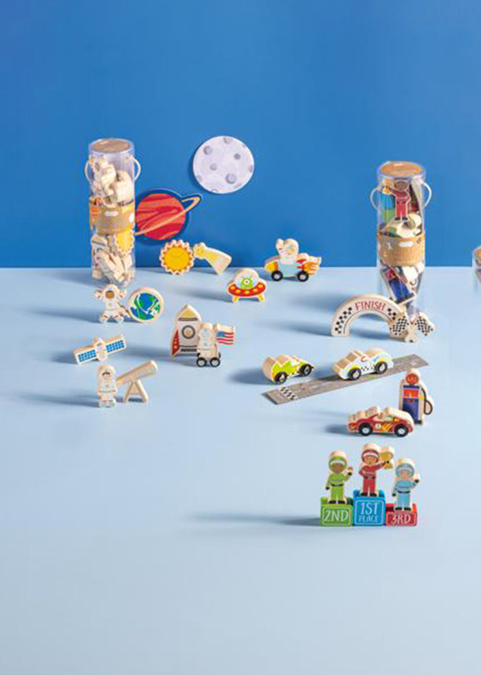Wood Outer Space Toy Set